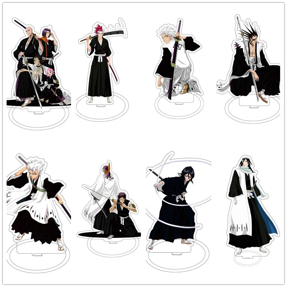 Ichigo Kisuke Yoruichi Byakuya Renji аниме фигурка на акриловой подставке модель игрушки подарки