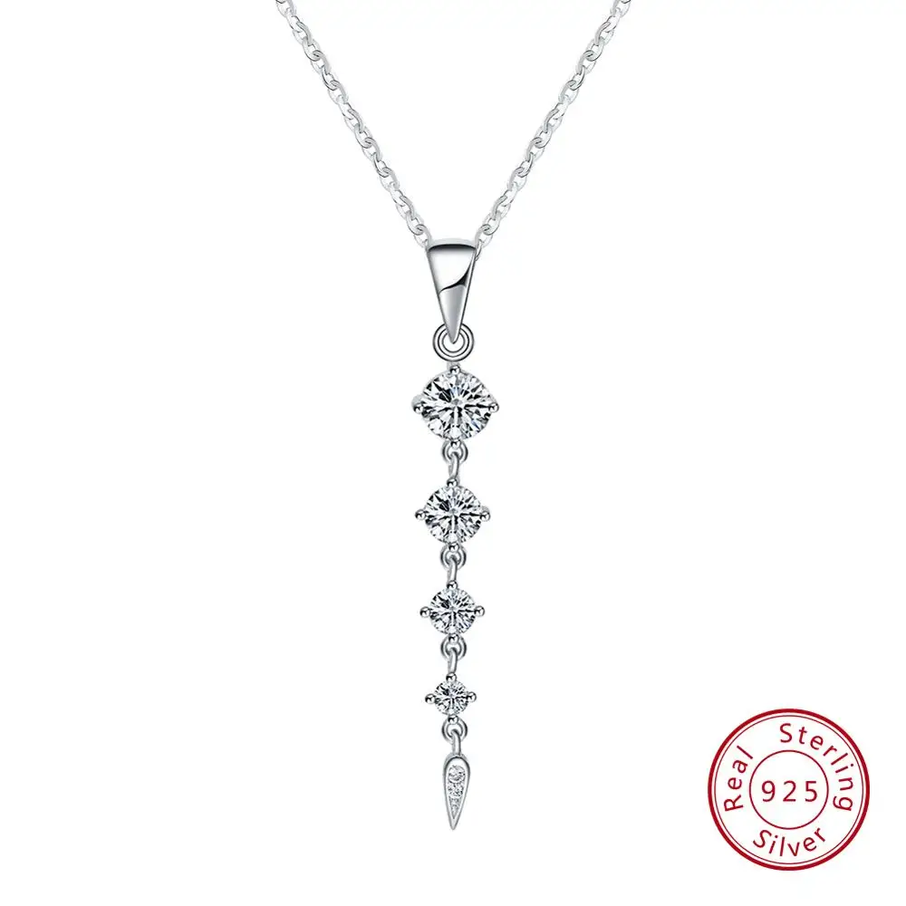 ORSA JEWELS, этнические 925 пробы, серебряные Длинные подвески в форме листа для женщин, хорошее ювелирное изделие для девушек, женский свадебный подарок SN76