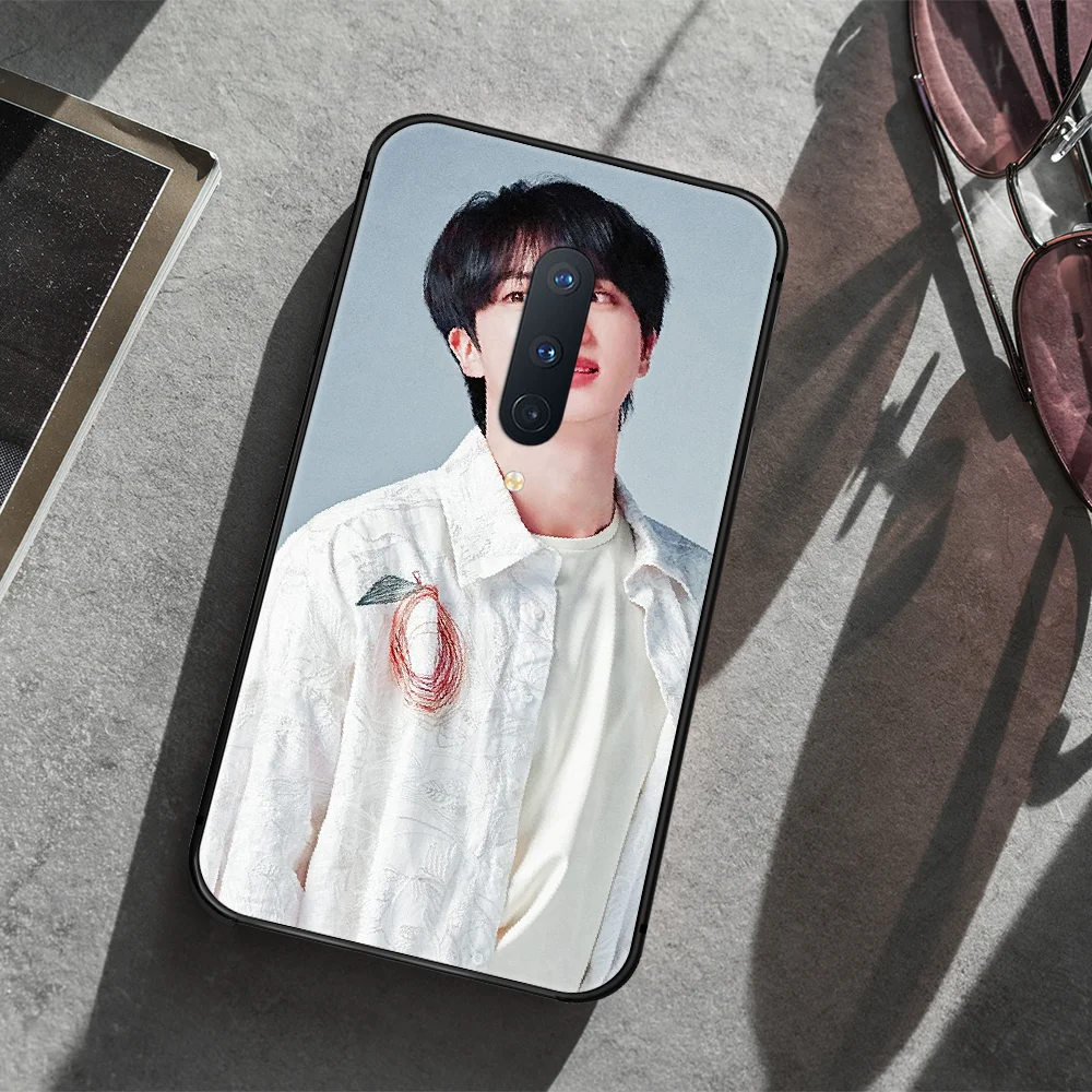 

Bangtan Boys Kim Seok Jin Phone Case Cover Hull For 1+ Oneplus 5T 6 6T 7 7T 8 8T Pro black Etui Luxury Bumper 3D Hoesjes