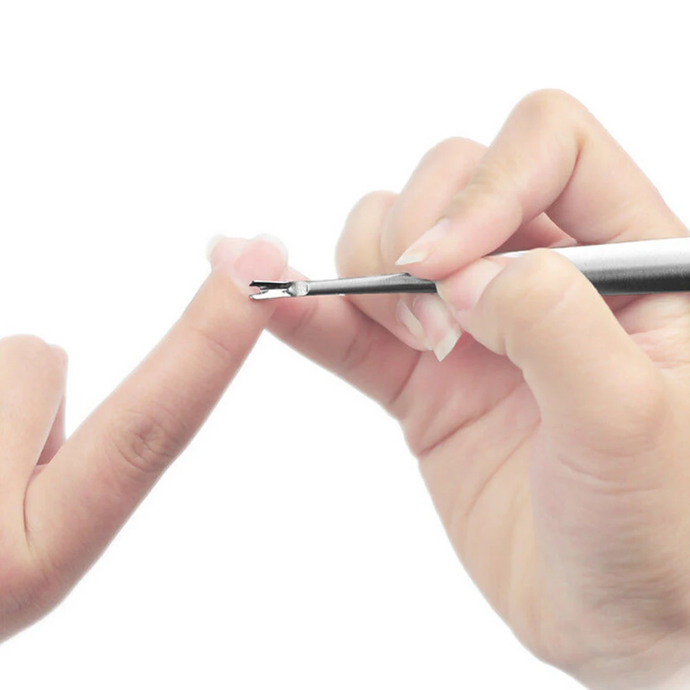 Толкатель для кутикулы из нержавеющей стали инструмент маникюра удаления