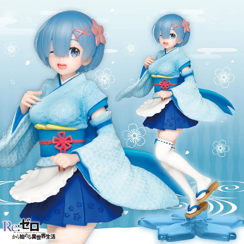 

Re:Zero Kara Hajimeru Isekai Seikatsu Rem Wafuu Maid Ver. PVC Anime Figure Toy Model Dolls Adult Collection Gift