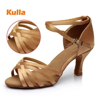 latin dance shoes for women high heeled womans salsa dancing shoe adult female sandals soft sole indoor ballroom tango shoes