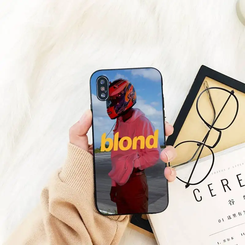 

Frank blond Ocean Phone Case For iPhone 11 8 7 6 6S Plus X XS MAX 5 5S SE 2020 XR 11 pro DIY Custom Cover