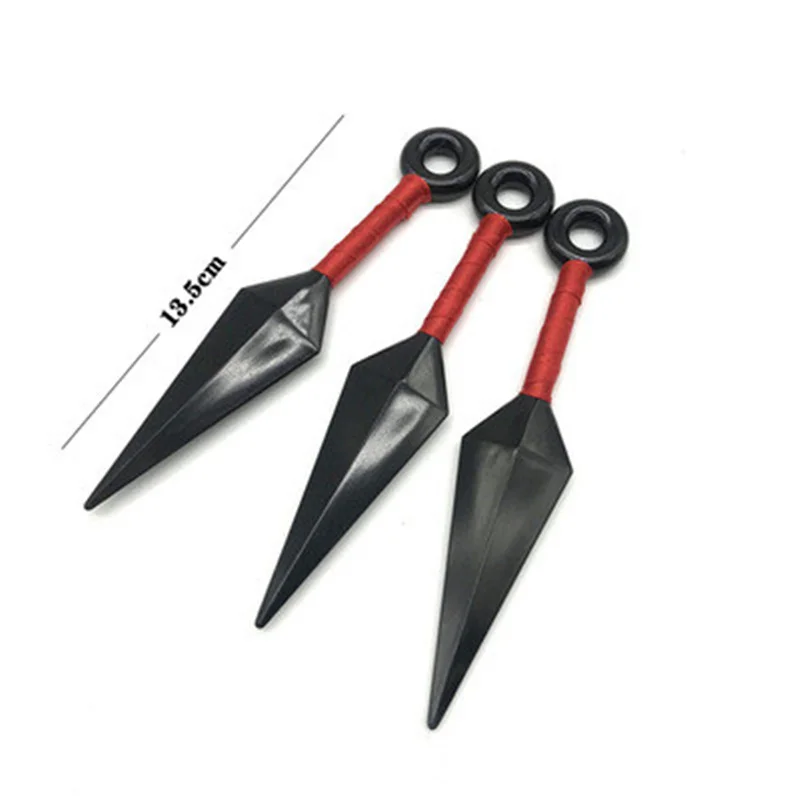 

Ninja Uchiha Sasuke Hatake Kakashi Akatsuki Pain Kunai Shuriken Anime Cosplay Accessories Props Weapons Halloween Gifts