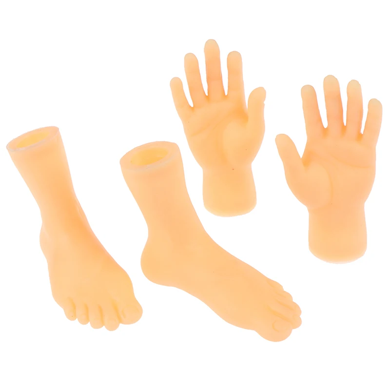 

Cartoon Funny Finger Hands and Finger Feet Set Creative Finger Toys for Children Educational Joke Fun Hand Horror Model Toys