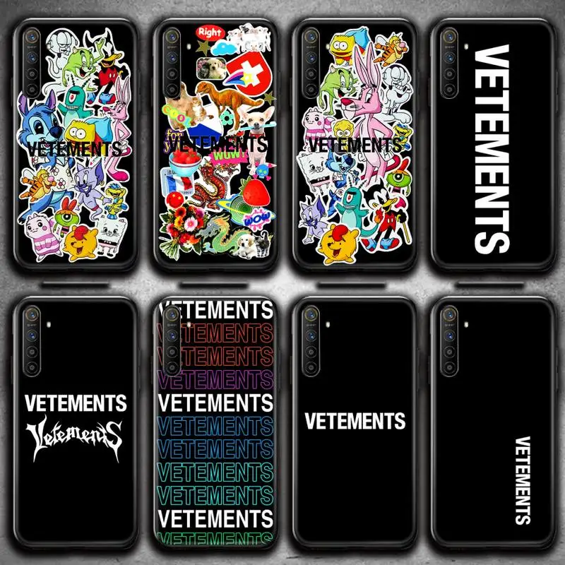 

Luxury Street Trend Simple Vetements Phone Case For OPPO Realme 6 Pro Realme C3 5 Pro C2 RENO2-Z A11X