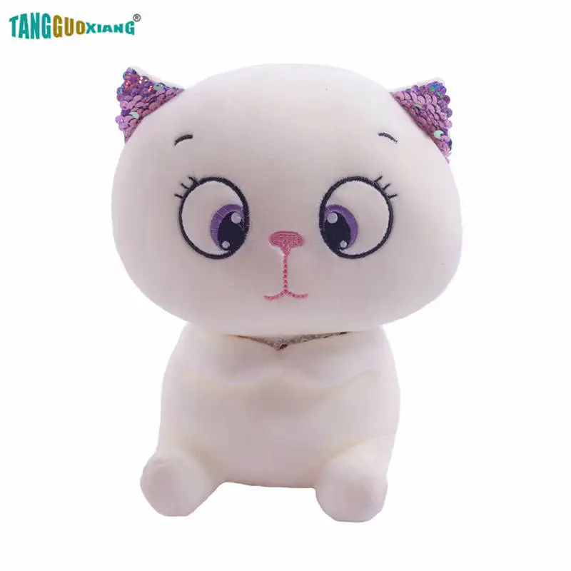 Миниатюрная Милая кошка 20 см плюшевая игрушка прекрасные мягкие плюшевые