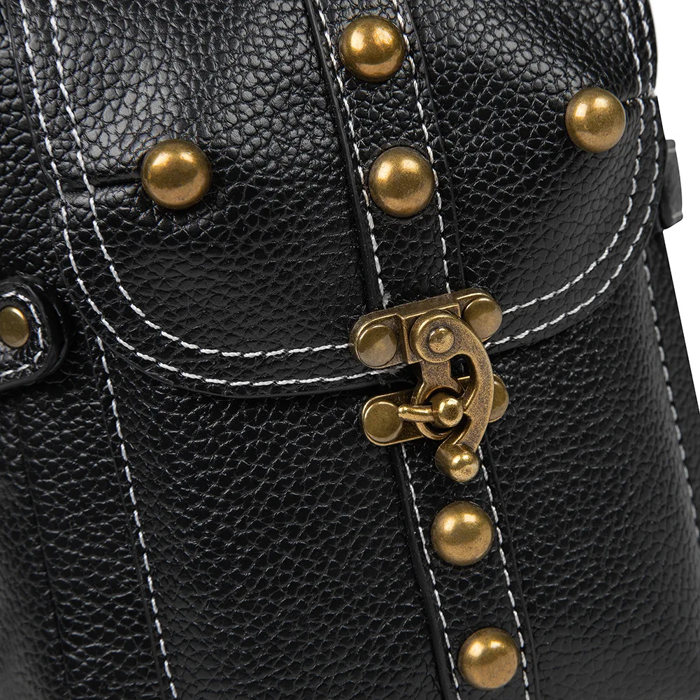 Женская сумка через плечо, из ПУ кожи, в стиле стимпанк от AliExpress RU&CIS NEW