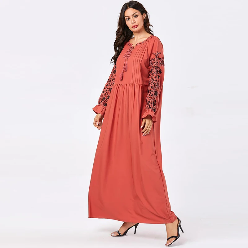 Дубай абайя размера плюс турецкий хиджаб мусульманское платье кафтан Caftan Marocain