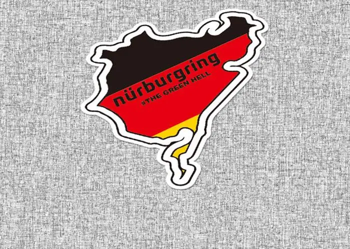 Немецкий флаг nюрбургринг наклейки на гоночные автомобили автомобильные