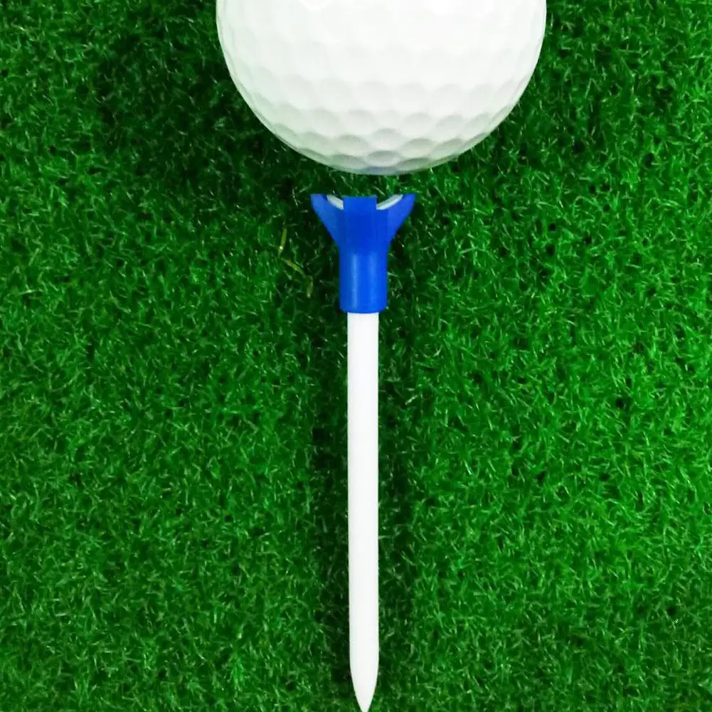 

5pcs Mixed Color Golf Tees 70mm Plastic Claw Less Resistance Golf Tees Golf Accessory