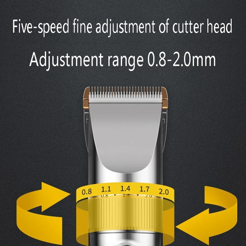 Hair Clippers For Men Cordless Trimmer Rechargeable Mens Haircut Grooming Set With LED Display And 6 Guide Combs Promotion | Инструменты