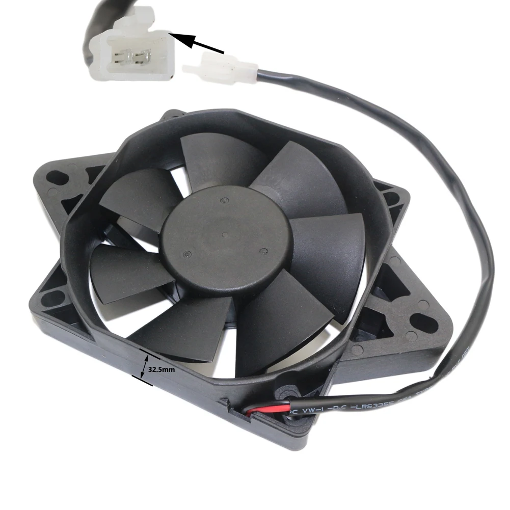 

Motorcycle Cooling fan Oil Cooler Electric Radiator Engine Radiator Fit For 150cc 200cc 250cc ATV Quad Go Kart Buggy Motocross