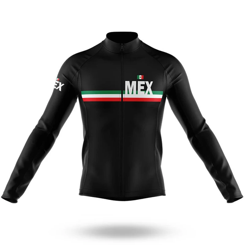ciclismo masculino roupa 2022 summer Mexico cycling jersey men long sleeve bicycle clothing pro team road mtb bike cycle clothes - купить по