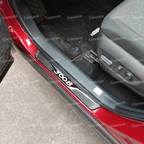 Для Peugeot 3008 GT автомобильный порог протектор Накладка аксессуары для интерьера педаль Стайлинг наклейка 2021 2020 2019 2018 2017