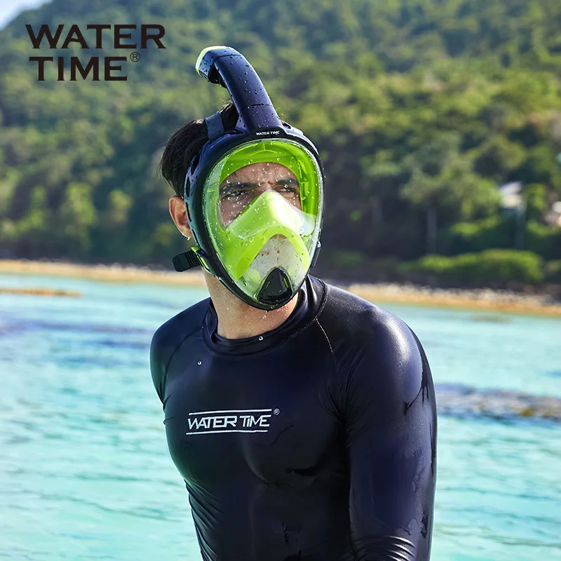 

Full Dry Diving Mask Scuba Snorkel Waterproof Anti Fog Safe Removable Diving Mask Underwater Adult Tauchen Pool Equipment