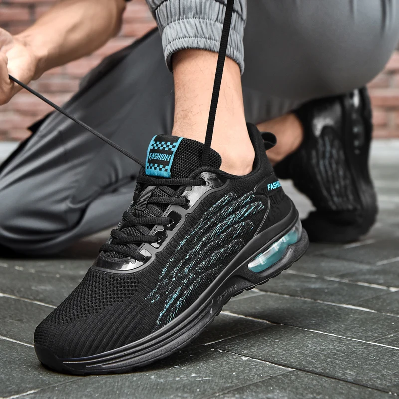 

Men's Sneakers Trend Fashion Sport Sneakers Men Casual Shoes 2020 Streetwear Street Stylish For Low Top Black