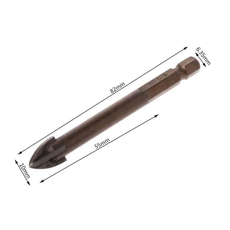 Сверло из карбида вольфрама и стекла твердосплавная насадка с 4 режущими