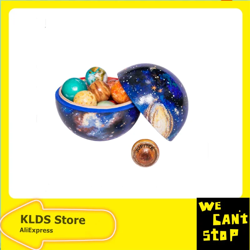 

Wooden Solar System Cosmos Learning Game Educational Space Lesson Toy Home Schooling Christmas Gifts for Children Home Decor