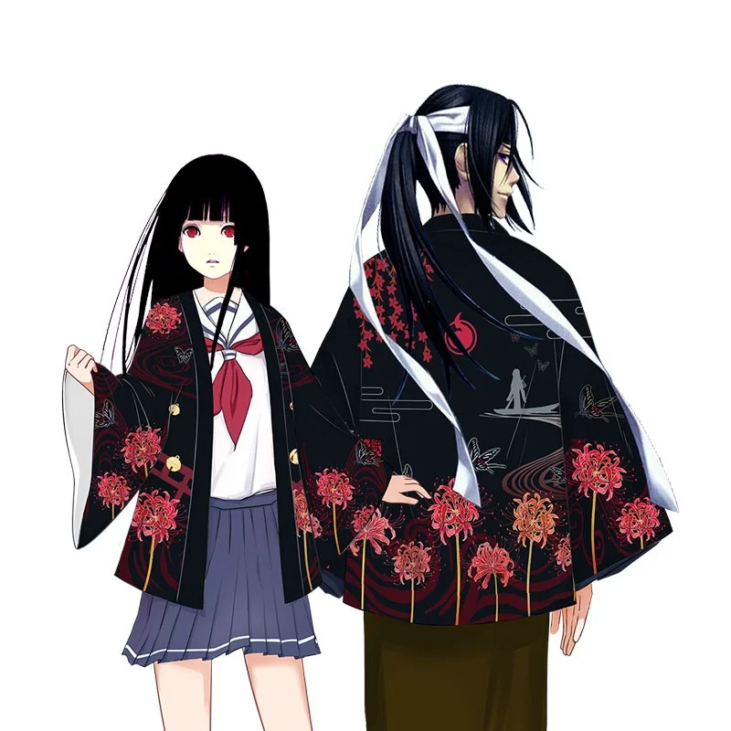 

Haori Harakuju Samurai Japanese Kimono Yukata Men Women Anime Kimono Cardigan Traditional Japanese Cosplay Asian Clothes FF2978