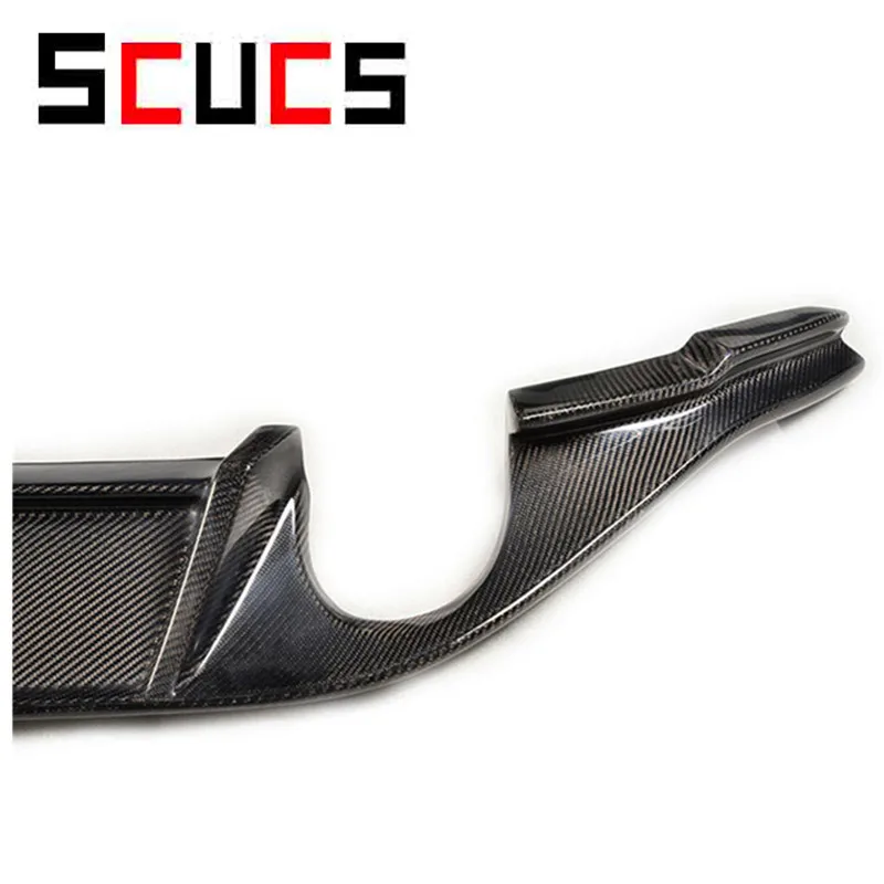 Диффузор для заднего бампера из углеродного волокна спойлер Volkswagen VW GOLF 7 VII MK7 GTI