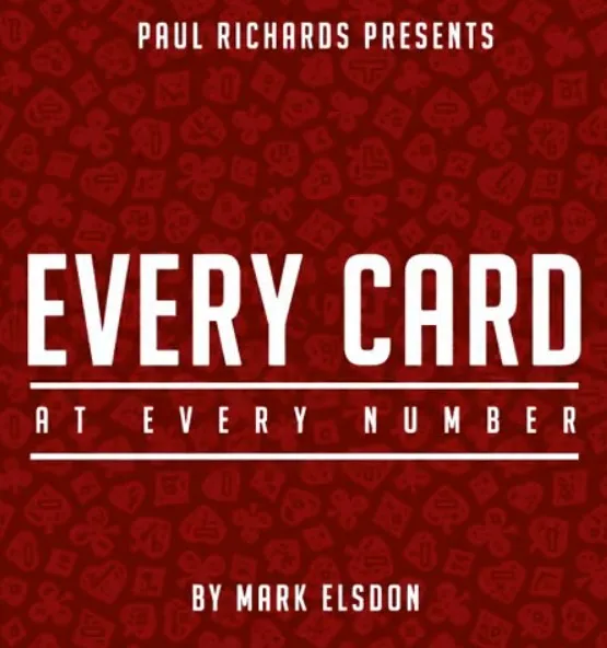 

Every Card At Every Number by Mark Elsdon-magic tricks