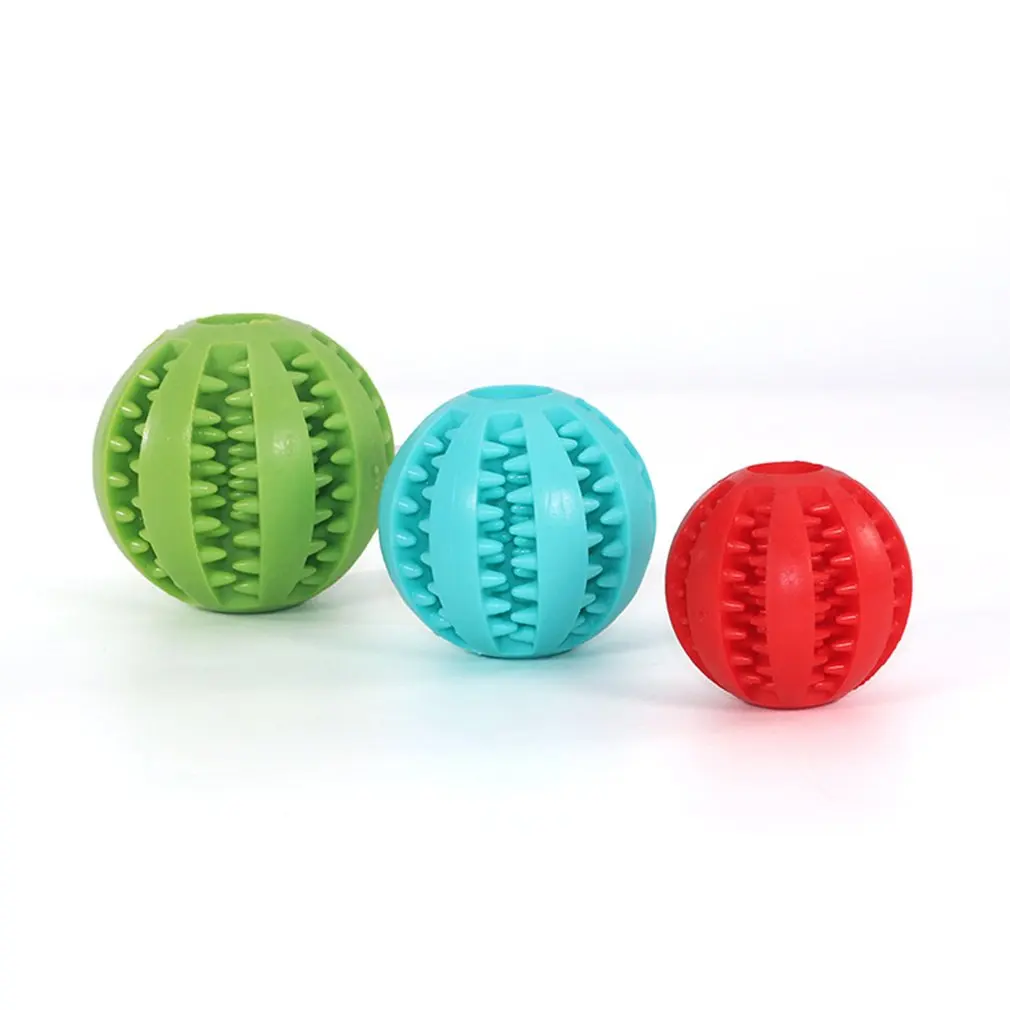 

Pet Dog Molar Watermelon Ball Silicone Toy Bite-resistance Clean Teeth Leaking Ball Chewing Dog Bite Toy