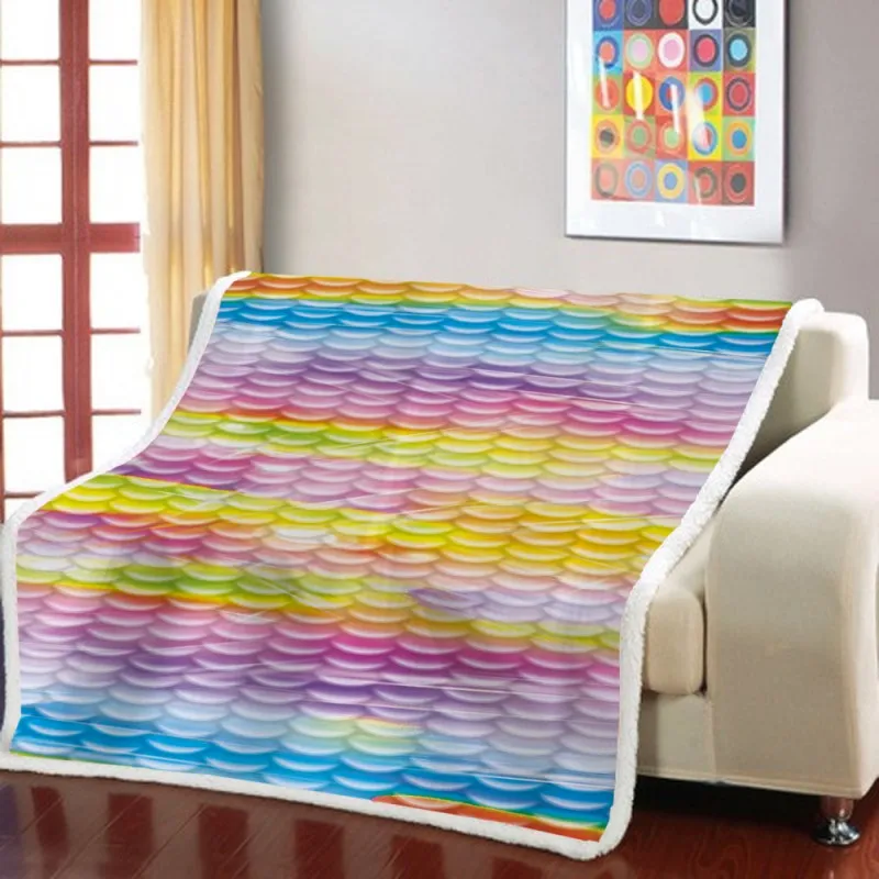 

Русалочка Радуга весы Шерпа флис теплое одеяло мультфильм Русалочка коралловый флис зима диван ТВ диван одеяло покрывало для кровати для д...
