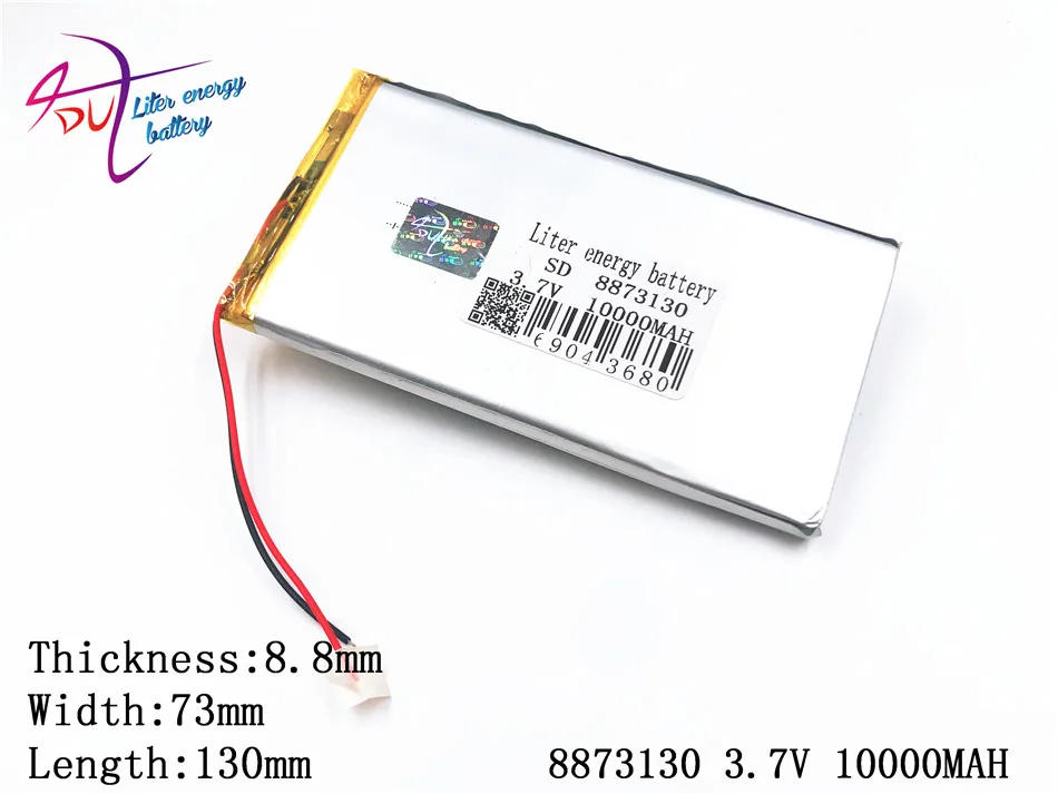 Аккумуляторная батарея для планшета 3 7 В 8873130 10000 мАч|lithium polymer battery|polymer battery3.7 v |
