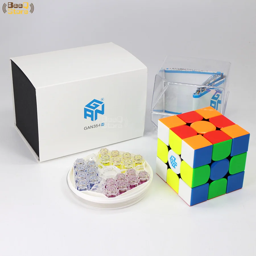 GAN354M 3x3 скоростной куб магнитный 3x3x3 магический Gan 3*3 Gan354 M 354 Магнитный
