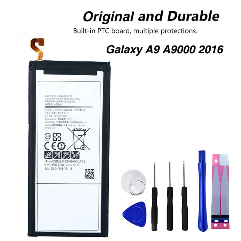 

Оригинальный аккумулятор EB-BA900ABE для Samsung Galaxy A9 A9000 2016 4000 мА · ч