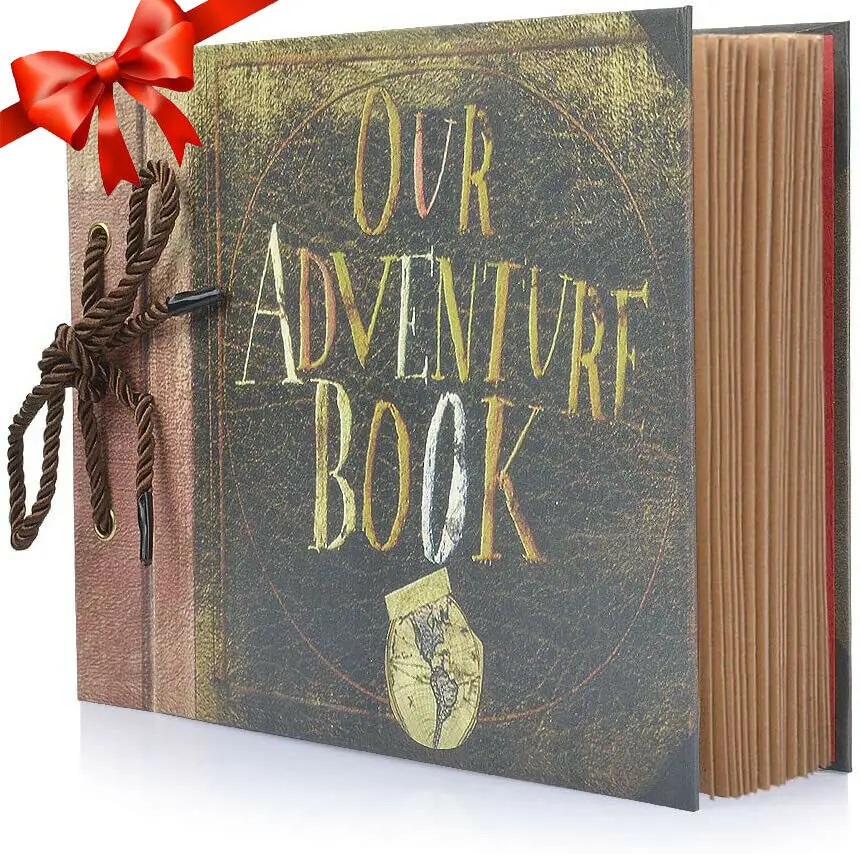 40 страниц Ретро наше приключение книга фотоальбом ручной работы DIY Семья блокнот