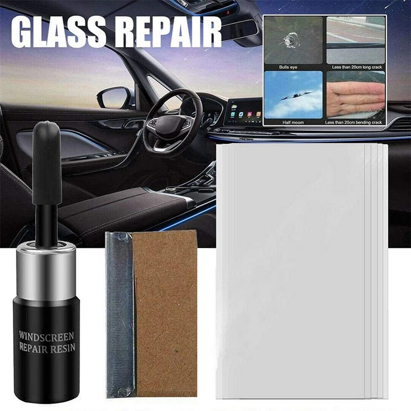 Набор для Ремонта Лобового Стекла набор ремонта трещины стекла | Автомобили и