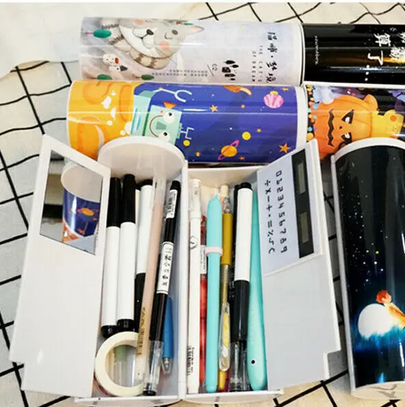 Чехол-органайзер для карандашей креативный Многофункциональный вместительный