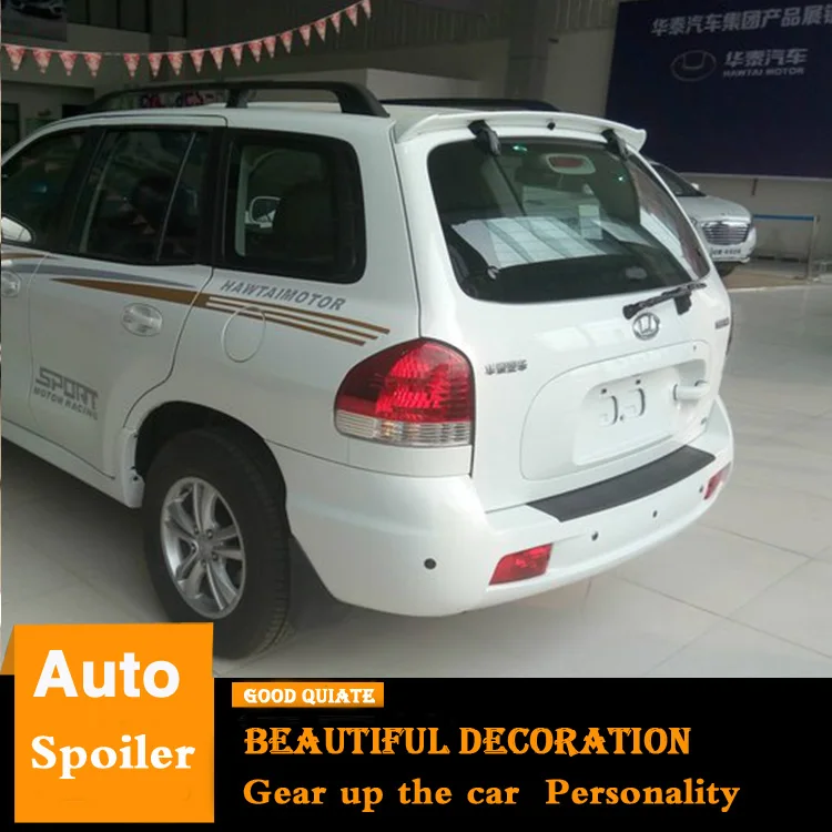 Для 2006 2013 Hyundai Santa Fe спойлер спортивный ABS Материал заднее крыло автомобиля