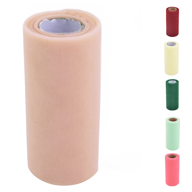 

DIY Decoration Table Chair Handles Tutu Skirt Tulle Sewing Shirt Drawer 6 Inches X 25 Yards