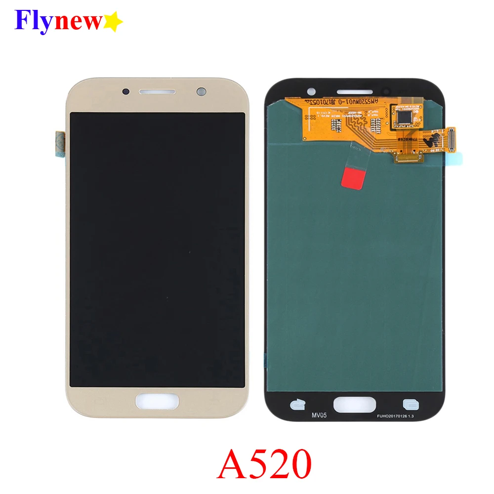 Оригинальные ЖК дисплеи Super AMOLED 5 2 дюйма для SAMSUNG GALAXY A5 2017 Tela A520 A520F|Экраны