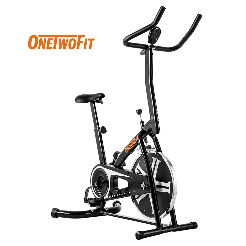 

ONETWOFIT Mute Bicycle Exercise Bike Dynamic Bicycle Fitness Equipment Indoor Home Gym Exercise Cycling Training Deporte en Casa
