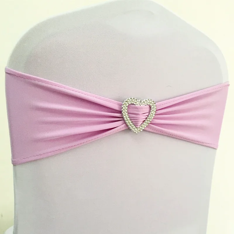 WedFavor горячая распродажа 50 шт. лайкра стрейна ч стул ленты из спандекса повязка на