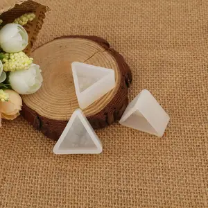 DoreenBeads геометрические силиконовые смолы формы для изготовления ювелирных изделий треугольные квадратные круглые формочки для сережек DIY фурнитура белый, 2 шт