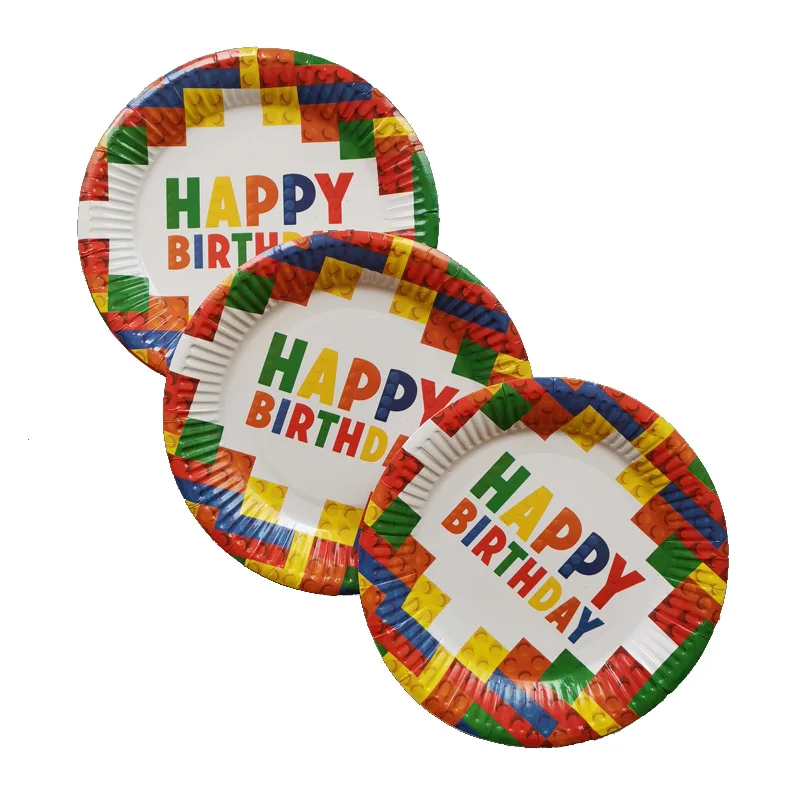 10 шт. одноразовые бумажные тарелки для торта 7 дюймов|Одноразовая посуда