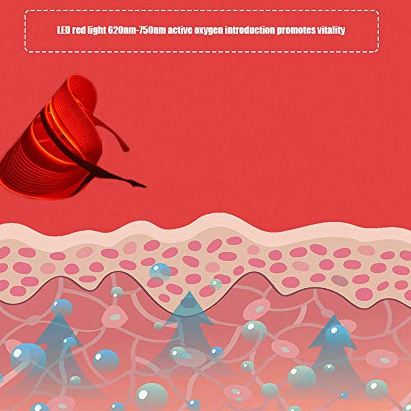 Светодиодный светильник для маска лица терапевтическая коллаген омолаживающий