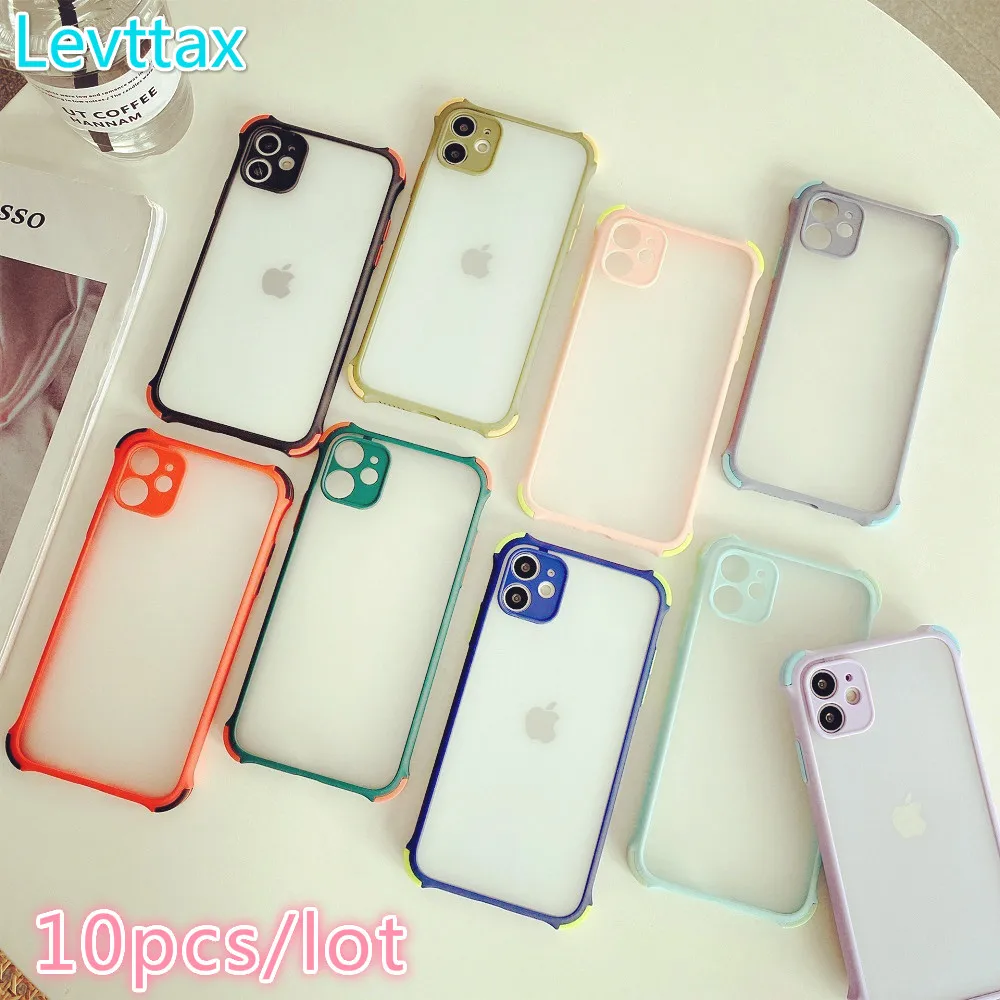 

Матовый приятный для кожи чехол для iPhone 11 Pro 7 8 6s Plus XS Max XR X SE2020, 10 шт.