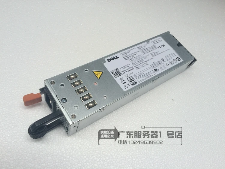 R610 Сервер питания D717P S0 DPS 764AB RN442 FJVYV 717W|Детали генератора и аксессуары| |