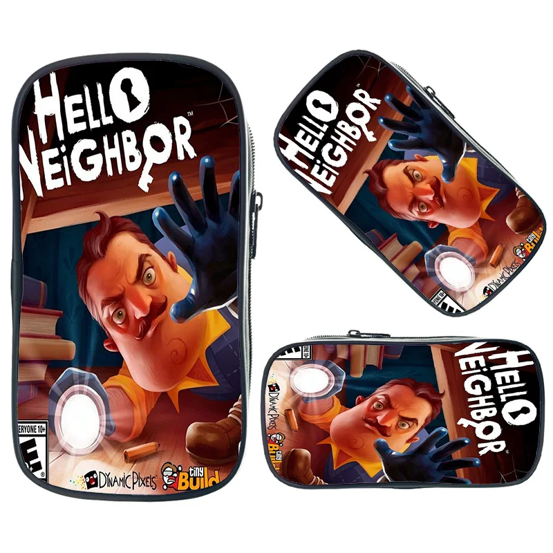 Hello Neighbor Cosmetic чехол канцелярские сумки для хранения Чехол макияжа Детские