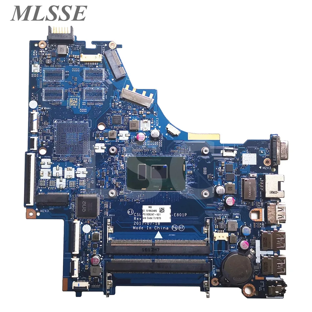 Оригинальная материнская плата для ноутбука HP 250 G6 15-BS с SR352 i5-7200u 926247-601 926247-001