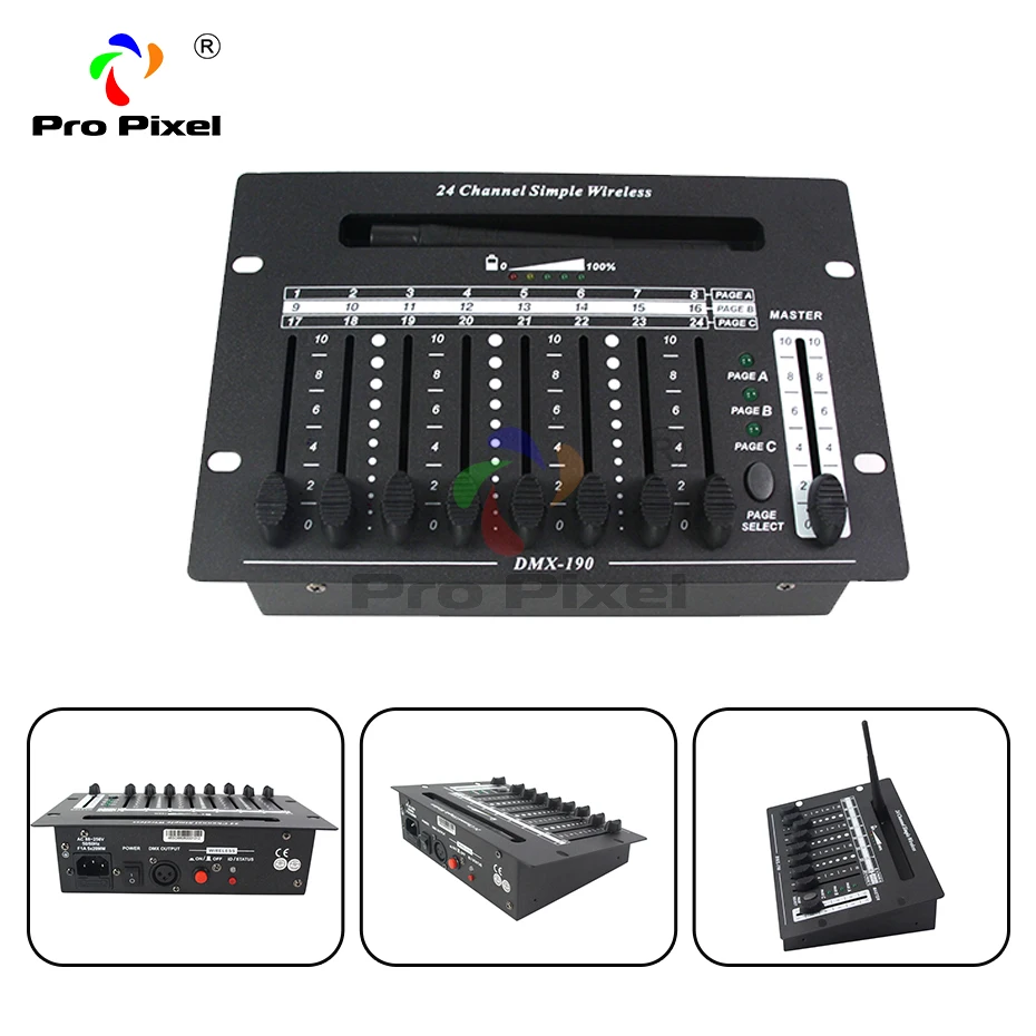 Заряжаемая литиевая батарея для камеры Мгновенной Печати 24CH Беспроводной DMX