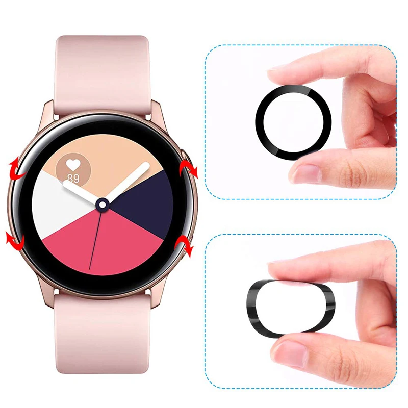 Полноэкранная пленка для Samsung Galaxy Watch Active 2 40 мм 44 Gear S3 frontier/S2 полимерное
