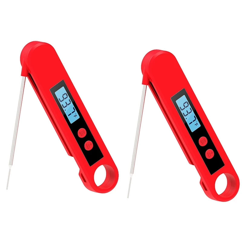 Цифровой термометр для мгновенного считывания мяса светодиодный приготовления