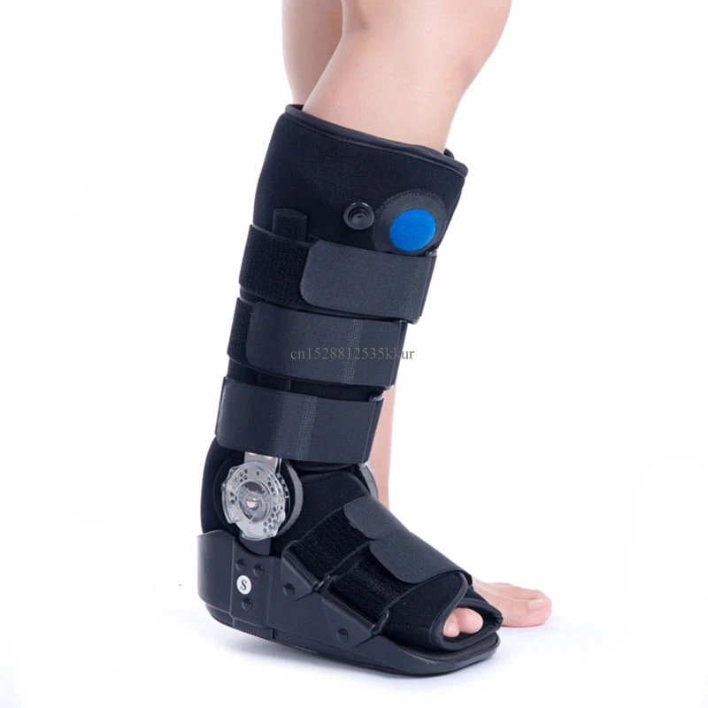 Balloon Achilles tendon boots with adjustable angle of shoelace winch chuck protector for leg ankle sprain
